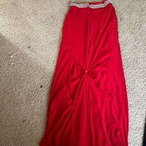 Red prom dress